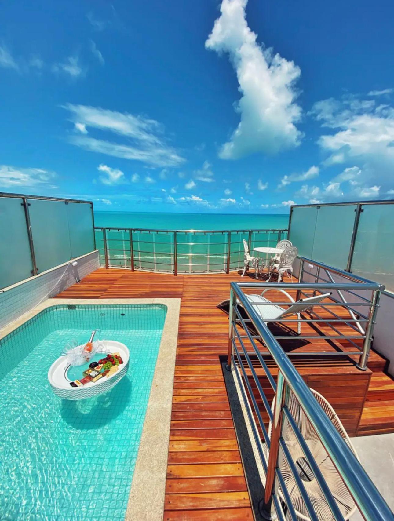 Apartamento Cobertura Beira-mar Com Piscina